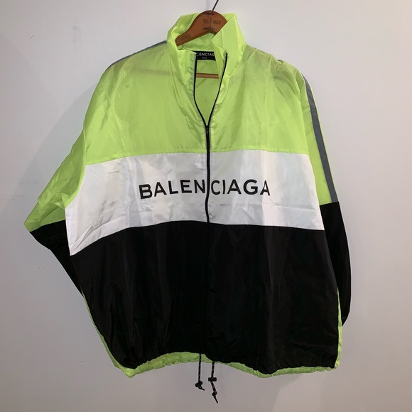 balenciaga green jacket